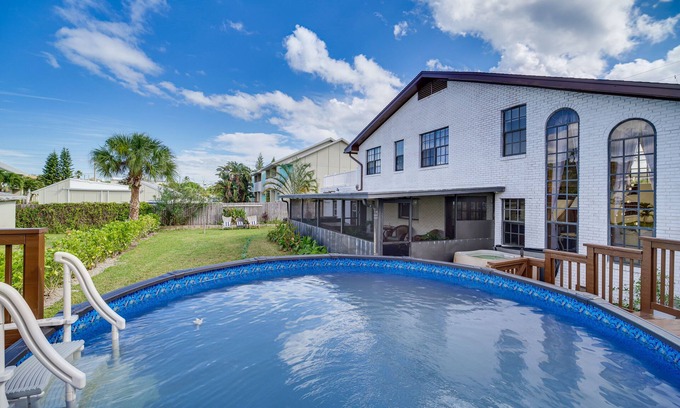 Cocoa Beach Villa | ‘Moon Beach Manor’ w/Private Pool & Hot Tub!