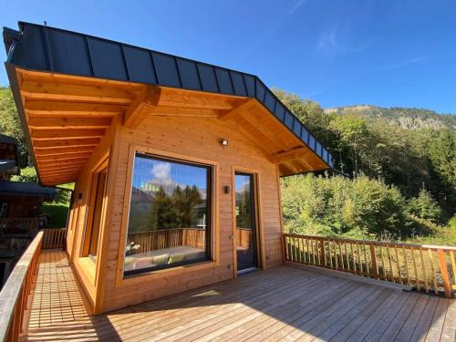 Les Houches Skihütte | Mountain Cabin - vue montagne - 4 personnes