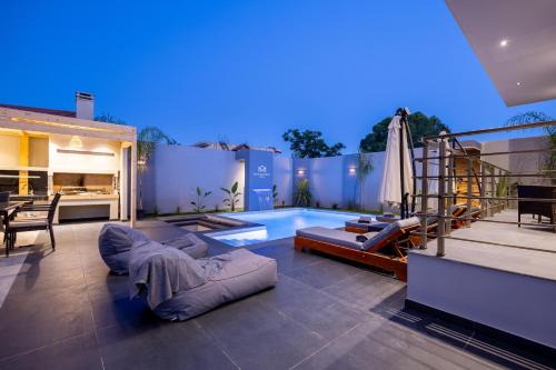 Kalpaki Villa | Μr & Μrs Grey Villas - Ultra-Luxury Complex of Two Private Villas with Pools and PS5, Near Laganas By Villa Mana Gers