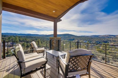 Lynx Mountain View Estates Haus | Mtn-View Gem with Game Room and Fire Pit in Prescott!