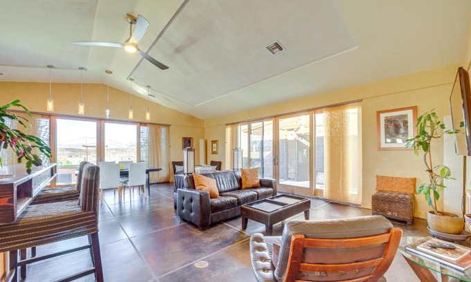 Rimrock Haus | Mtn-View Home with Fenced Backyard in Rimrock!