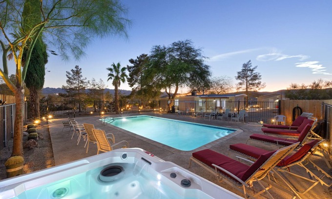 Indian Cove Haus | Mystic Views - Pool, Hot Tub, Game Room, Fire Pit and Desert Views!