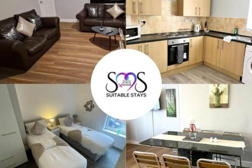 Peterlee Haus | Near the Beach 3Bedroom Apartment WIFI Modern & Spacious Sleeps 6