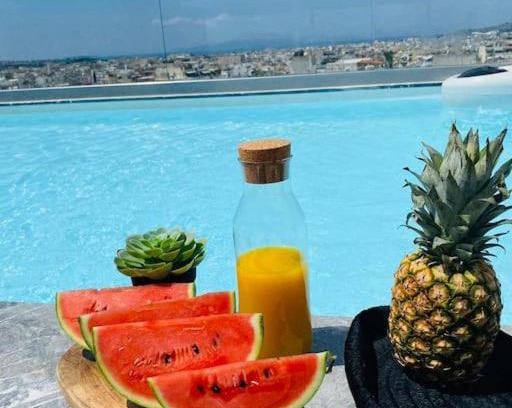 Kallithea Wohnung | New 2BD aprt with Shared Rooftop Pool D3