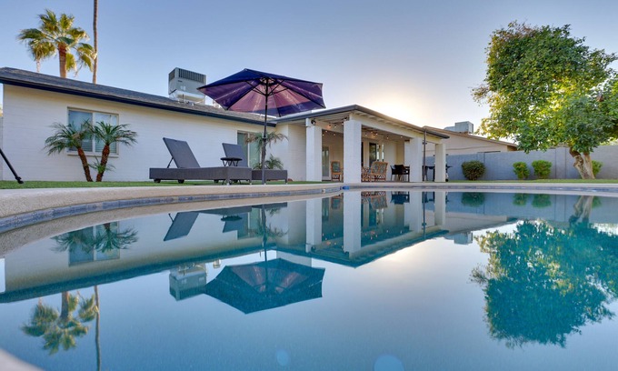 Sunburst Estates Haus | NEW LISTING! Scottsdale Oasis w/ Heated Pool Near Golf & Shopping!
