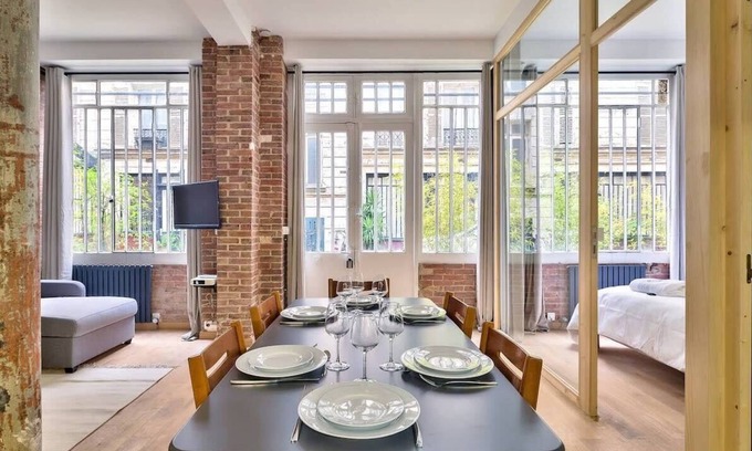 Quartier de la Porte-Saint-Denis Wohnung | NEW Loft Apt in the Heart of Paris - An Ecoloflat