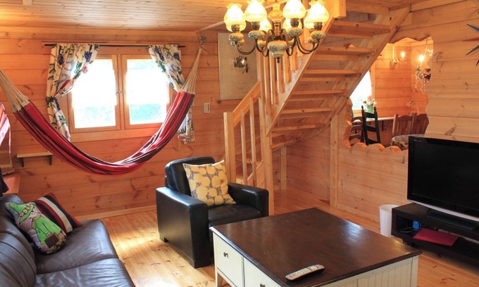 Futo Hütte | Newly built Finnish log house You can also enjoy small fields hot springs and BBQ / Ito Shizuoka