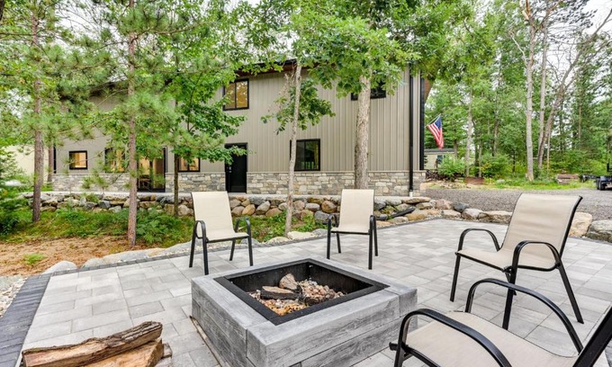 West Branch Haus | Newly Built West Branch Retreat with Private Patio!