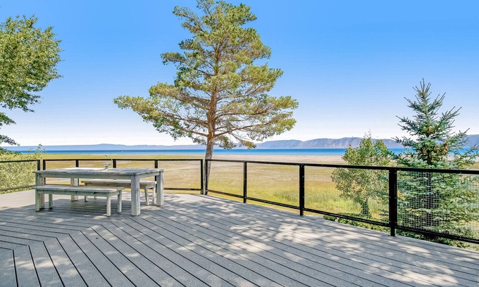 Garden City Haus | Newly Renovated Lakefront Home w/Private Beach, Deck, Elevator, Views - Dog OK
