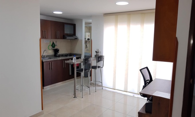 Bucaramanga Wohnung | Schöne Wohnung, zentral gelegen, mit Klimaanlage.