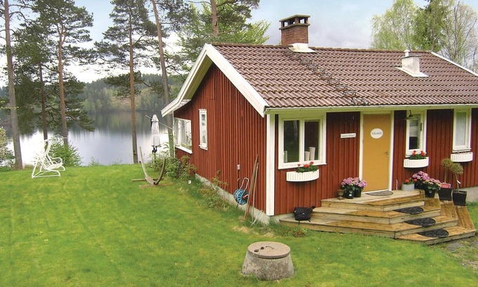 Aplared Haus | Schönes Haus in Aplared mit Sauna