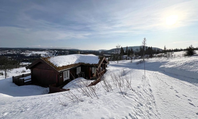 Nordre Land Haus | Schönes Haus in Nord-Torpa mit Sauna