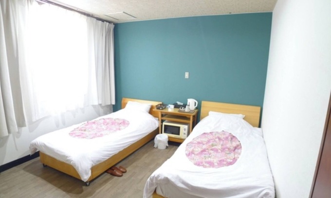 Itako Hotel | Nonsmoking Westernstyle twin room with private / Itako Ibaraki