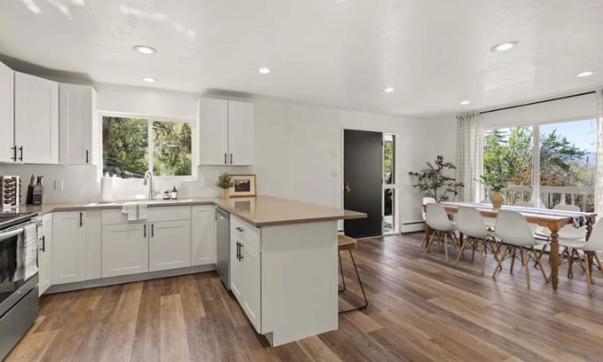 Centerville Haus | Free Lagoon parking! Now booking Spring & Summer- One of a kind w/private creek!