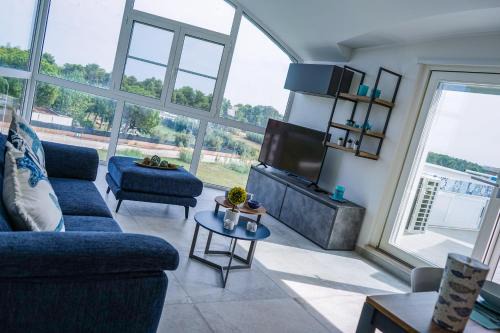 Lido di Campomarino Wohnung | NSM Blumarine Attico con servizio spiaggia