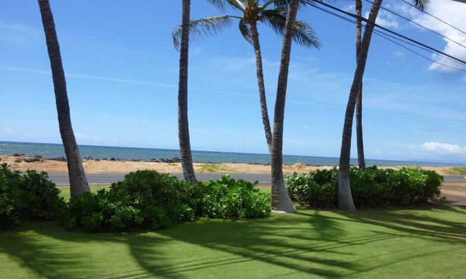 Kekaha Eigentumswohnung | Ocean Front ... Hale Kekaha Palms am Strand ... klimatisiert - TVNCU # 1004