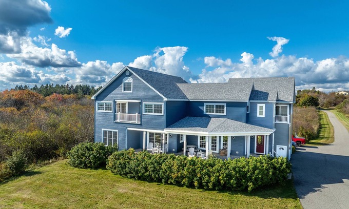 Lubec Haus | Oceanfront 5-bedroom house on 15 acres with 700 feet of private sandy beachfront