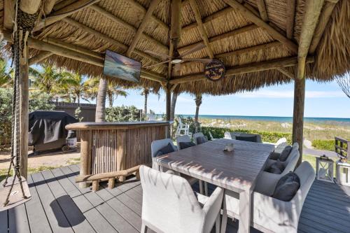 Cocoa Beach Haus | Oceanfront Cocoa Beach Vacation Home Private Beach, Tiki Bar & Family Fun
