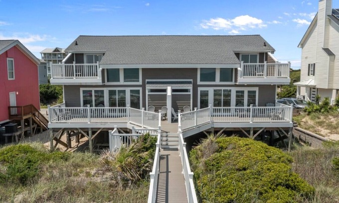 Emerald Isle Haus | OCEANFRONT home with breathtaking views, East!