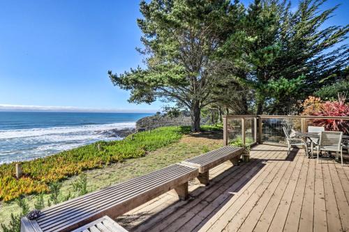 Point Arena Haus | Oceanfront Point Arena House with Lovely Deck!
