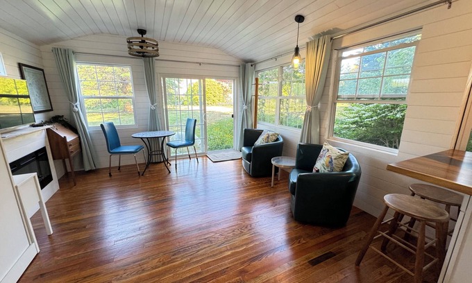 Bernard Wohnung | Oceanside Acadia Artist's Studio with high end finishes and local character