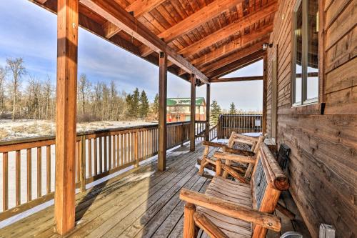 Red Lodge Haus | Off The Beaten Path Cabin with Mtn Views and Hot Tub