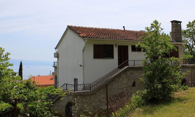 Opric Wohnung | 1-Zimmer-Ferienwohnung mit Balkon und Meerblick Opric, Opatija (A-7756-a)