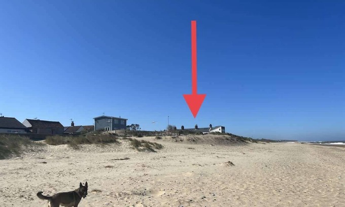 Caister-on-Sea Hütte | Ein Coastguard Cottage - am Sandstrand von Caister