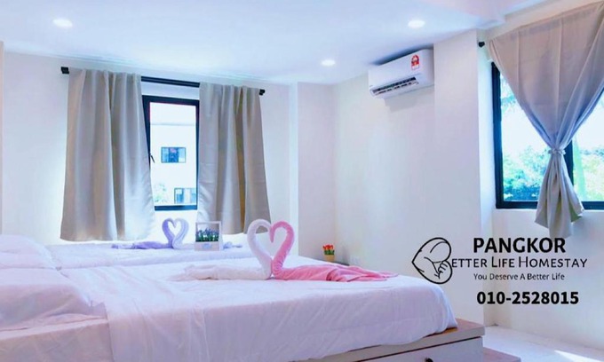 Pangkor Island Wohnung | Pangkor Pasir Bogak Apartment 2Rooms 2Bathrooms near beach 6pax FREE WIFI