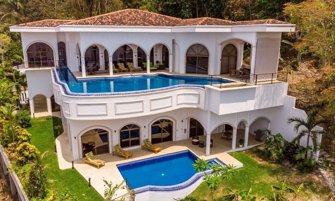 Punta Leona Haus | Panoramablick auf das Meer Waterfront Luxury Home