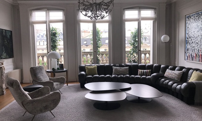 L'Europe Wohnung | Paris 8, Lux Modern Apt, 5 BR, Grt Ansichten, 350sq Meter, am Park Monceau