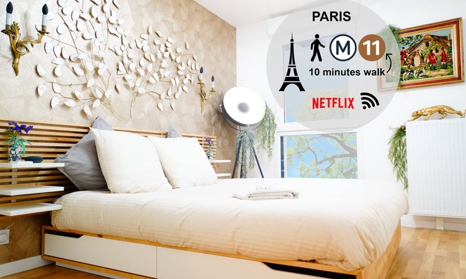 Bagnolet Wohnung | Paris I 77m ² Cosy I Proche Métro 11