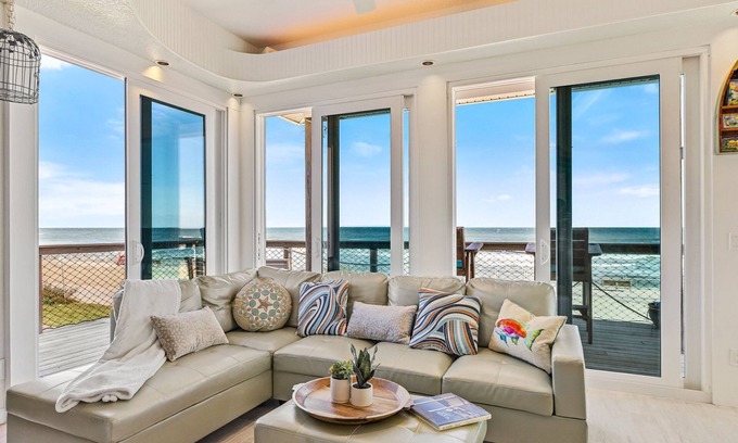 Bethune Beach Haus | Parrot Head Paradise / Pet Friendly Home with Views From Every Floor!