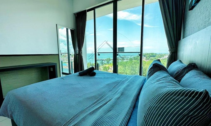 Kampung Bahasa Kapor Wohnung | PD D’Wharf Seaview & Sunset Suite (Up to 6 Pax)