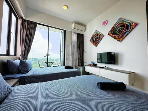 Kampung Bahasa Kapor Wohnung | PD D’Wharf Seaview & Sunset Suite (Up to 3 Pax)