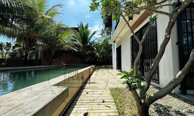 Taman Pantai Dickson Haus | PD Rustic Greenwood Pool Villa (Up to 16 pax)