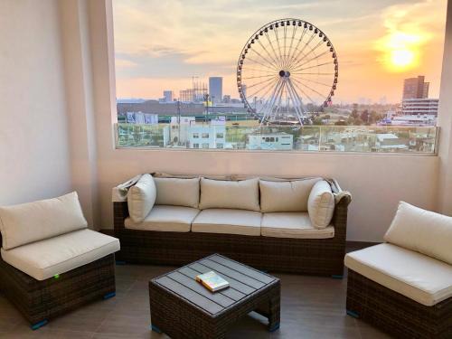 Angelopolis Wohnung | Penthouse in front of Estrella de Puebla 16 guest