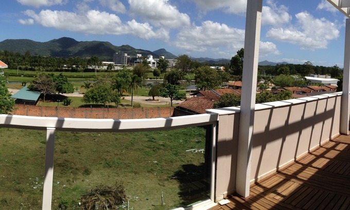 Cachoeira do Bom Jesus Wohnung | Deckel mit SPA, Wi-Fi-Kabel 60 m vom Meer mit Panoramablick