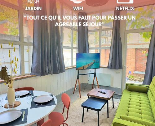 Douai Wohnung | Petit cocon à Douai avec jardin et Netflix