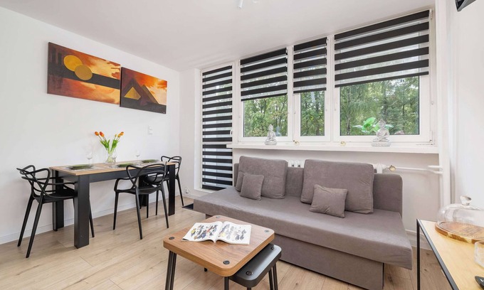 Katowice Wohnung | Piastów 5 Kattowitz | Bequeme Wohnung | Balkon | Smart TV | Park Śląski, Zoo