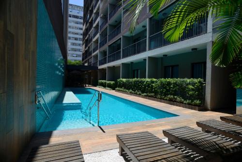 Santa Ifigenia Wohnung | Pink One - Apto com varanda, poucos passos da estação Luz - Estacionamento gratuito