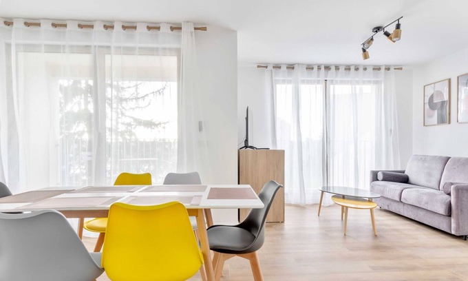 Le Tremblay Wohnung | Angenehme Wohnung mit Balkon -6P-Proche Disney/Paris