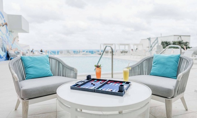 Central Beach Hotel | Poolside Paradise with Stunning Ocean Views from Your Oceanfront Room