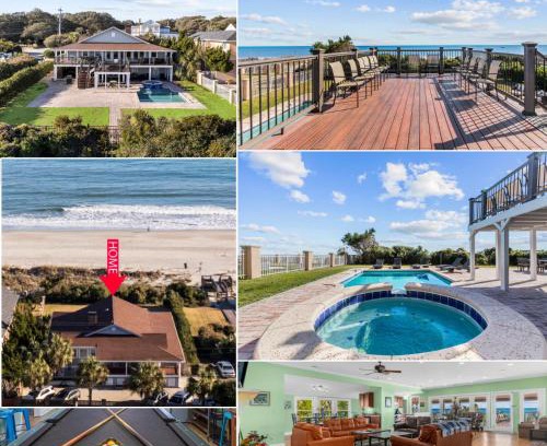 Golden Mile Haus | ﻿Posh Ocean Front: Huge Private Pool, Yard, Spa, Patio & Deck, BBQ, Game Room with 4 En-Suite Bathrooms