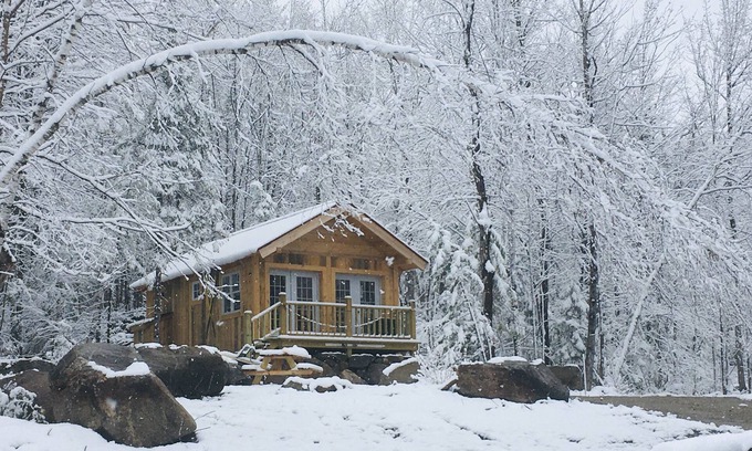 Bethel Kabine | Post & Beam Cabin for Rustic Vacation