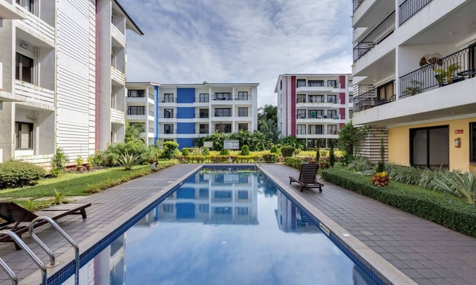 Saunta Vaddo Wohnung | Premium 1BR in Calungute- Pool Sauna Near Beach