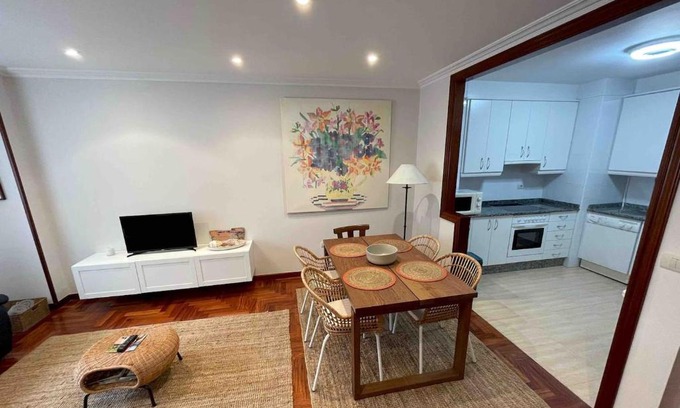 A Porqueira Wohnung | Primera Línea PLAYA PATOS Nigrán