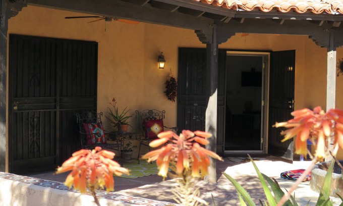 Tucson Haus | Privacy and views, with Saguaro National Park -East at the end of the street