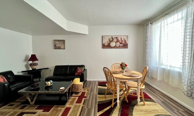 Green Valley Ranch Haus | Private and Cozy Basement Suite: 12 Mins From DIA