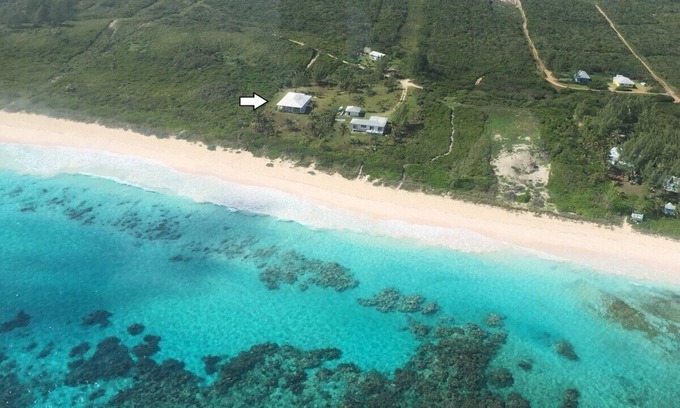 Governor's Harbour Villa | Privates und abgelegenes Strandhaus am menschenleeren Pink-Sand-Strand